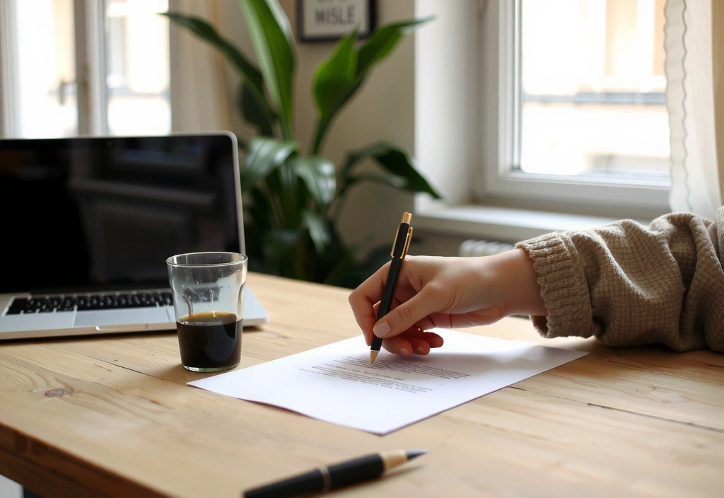 Signature d'un document